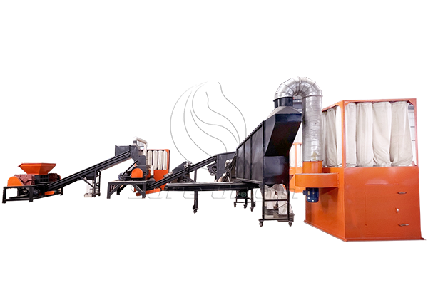 300kg/h Copper Aluminum Radiator Recycling Machine Successfully Installed in France