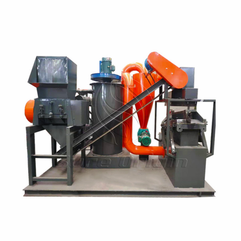 Sure Origin Group aluminum and copper wire granulator machine is running well in USA