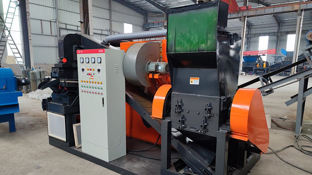 Scrap Copper Cable Wire Recycling Machine successfully installed in Spain