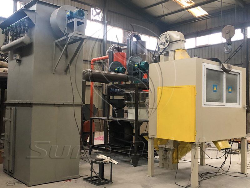 1T/H Aluminum-plastic Waste Recycling System Delivered To England Client