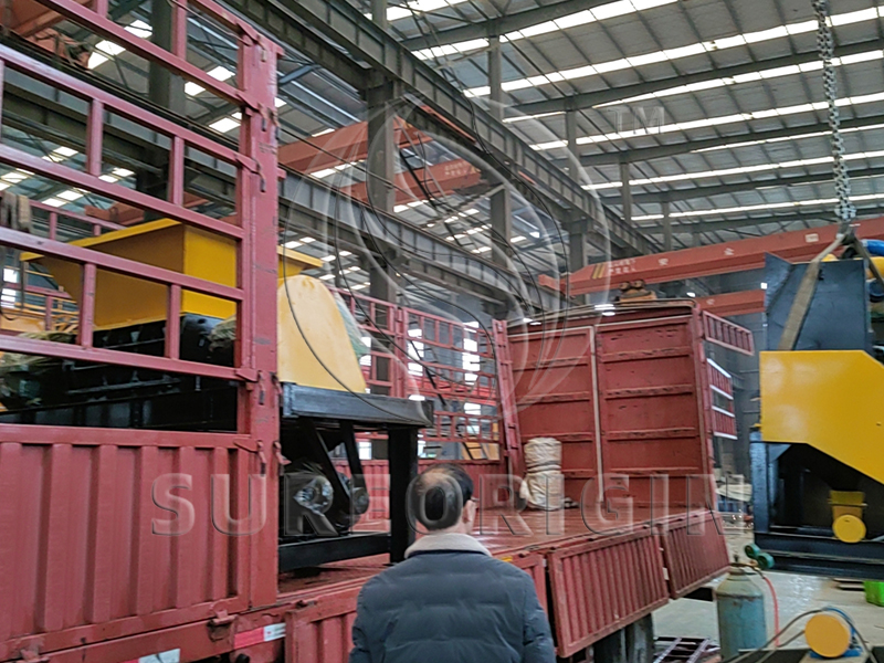 600 kg/h Double Shaft Shredder Delivered To India Client