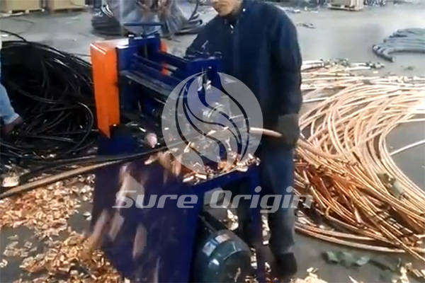 Copper cable wire stripping machine India